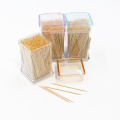 China manufacturer bulk bamboo wooden toothpick with custom packaging